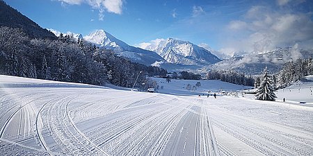Das kleine Skigebiet am Obersalzberg wird für die Ausbildung der Skischule Berchtesgaden genutzt