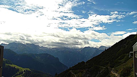 Webcam Jenner Bergstation Wolkenstimmung Sommer