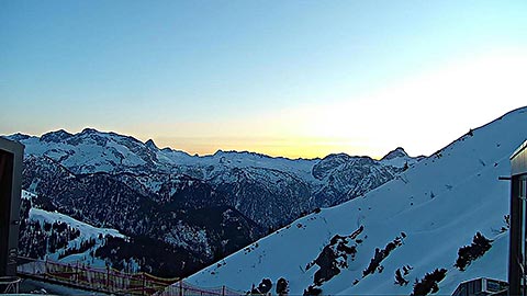 Webcam Jenner - Abendstimmung in den Bergen von Bayern