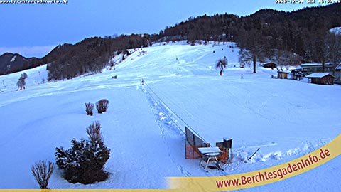 Webcam Berchtesgaden - Morgennebel am Skigebiet