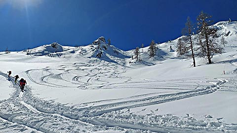 Skitour Berchtesgaden - Immer der Spur nach