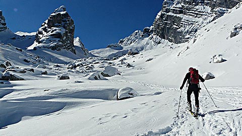 Skitour Berchtesgaden - anspruchsvolle Tour am Watzmann
