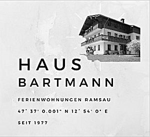Ferienwohnung Bartmann im Bergsteigerdorf Ramsau