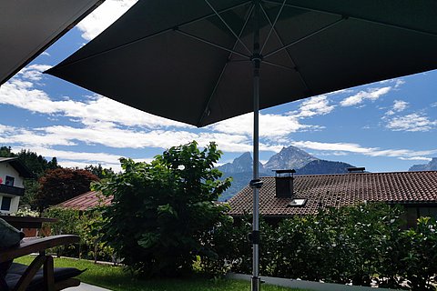Ausblick von der Terrasse
