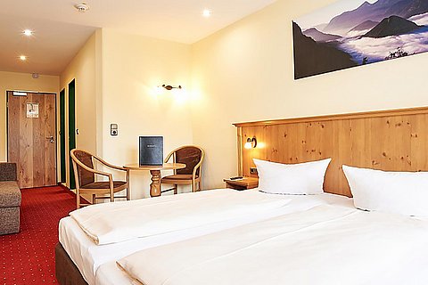 Doppelzimer mit Balkon im Hotel Seimler