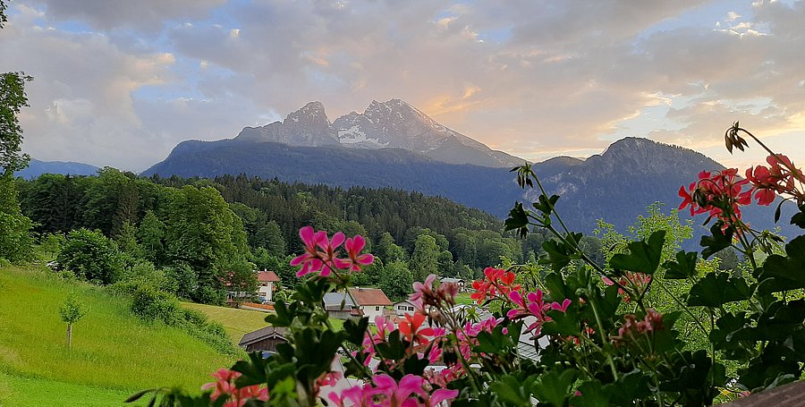 Blick vom Balkon