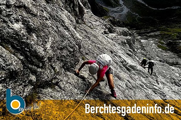 Die Watzmann Ostwand ist steil und gefährlich