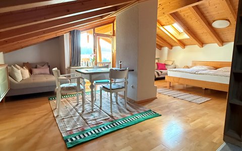 Ferienwohnung Watzmann-Studio mit senstationellem Watzmann Blick im Haus am Mitterbach