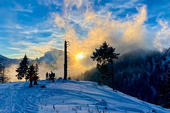 Skitour in Berchtesgaden oder am Königssee - leichte Skitour - mittlere Skitour - schwere Skitour