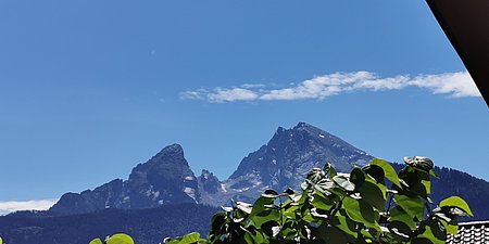 Watzmannblick von der Terrasse