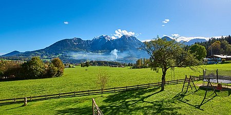 freie Aussicht auf die Bergwelt