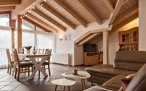 Ferienwohnung 4 "hohes Brett" für 1 bis 4 Personen mit 100 qm - Gästehaus Friedlich