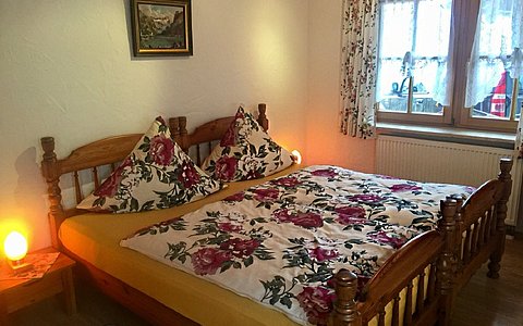 Doppelzimmer im Gästehaus Edelstein