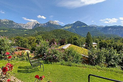 Urlaub mit herrlichen Gebirsblick  "Panorama-Ferienwohnungen Am Hanauer Stein" - Wohnung Untersberg ****  