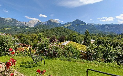 Urlaub mit herrlichen Gebirsblick  "Panorama-Ferienwohnungen Am Hanauer Stein" - Wohnung Untersberg ****  