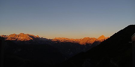 Webcam Jenner Bergstation Abendstimmung