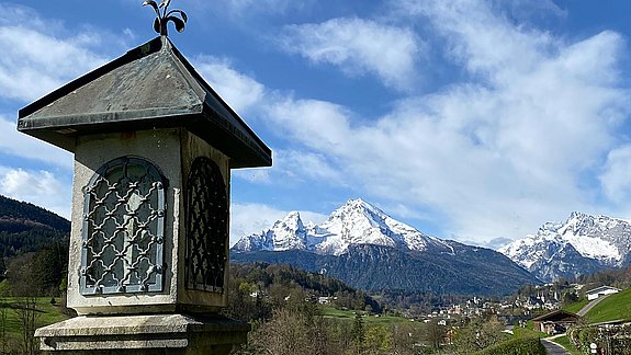 Urlaub alleine in Berchtesgaden mit Blick auf den Watzmann